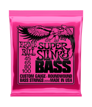 Ernie Ball Ernie Ball Super Slinky Nickel Bass Guitar Strings 45-100