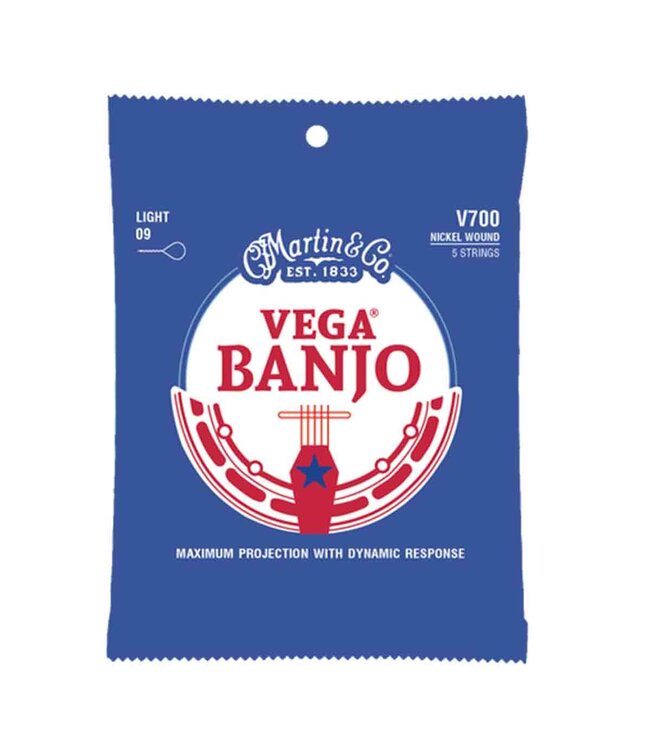 Martin V700 Vega Banjo Strings - Light