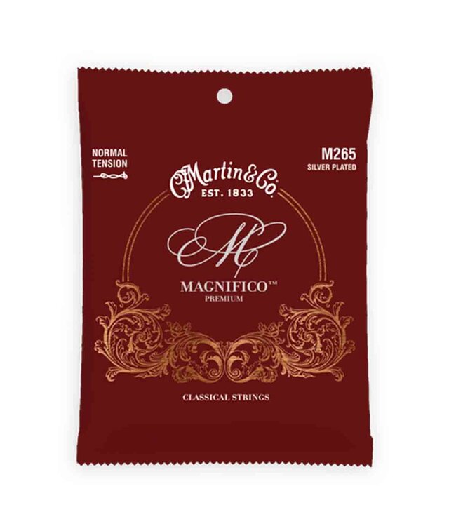 Martin Normal Tension Silverplated Plain End Classical Guitar Strings 25-42