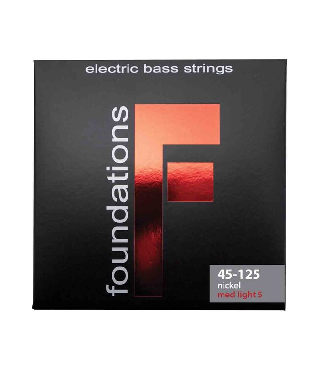 SIT MEDIUM LIGHT FOUNDATION NICKEL 5 STRING BASS 45-125