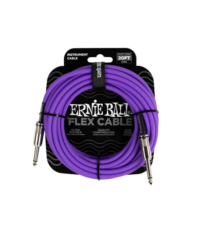 ERNIE BALL FLEX INSTRUMENT CABLES 10FT & 20FT