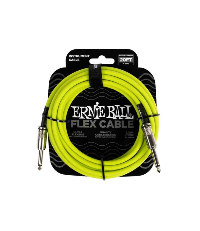 ERNIE BALL FLEX INSTRUMENT CABLES 10FT & 20FT