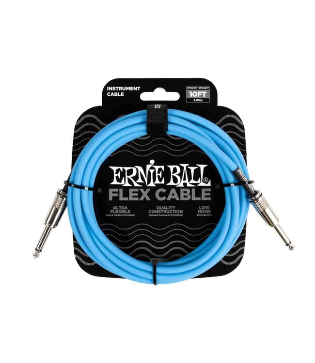 ERNIE BALL FLEX INSTRUMENT CABLES 10FT & 20FT