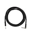 Fender Professional Series  Straight to Right Angle Instrument Cable - 15-Foot Black