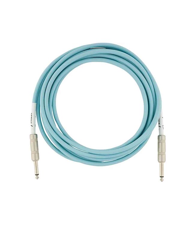 Fender Original Series Straight to Straight Instrument Cable - 10-foot, Daphne Blue