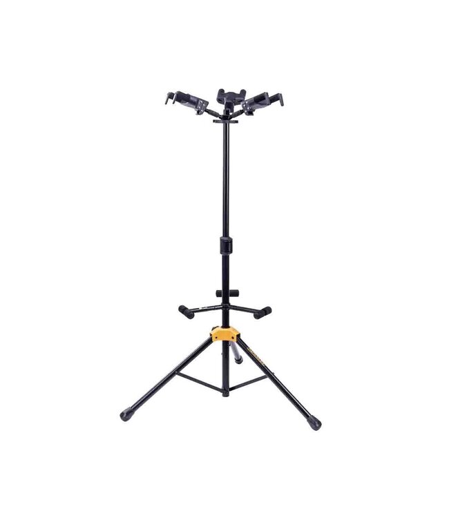 Hercules GS432BPLUS PLUS Series Universal AutoGrip Tri Guitar Stand with Foldable Backrest
