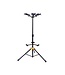 Hercules GS432BPLUS PLUS Series Universal AutoGrip Tri Guitar Stand with Foldable Backrest