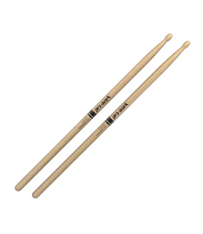 Promark Classic Forward Drumsticks - 747 Rock Hickory - Wood Tip