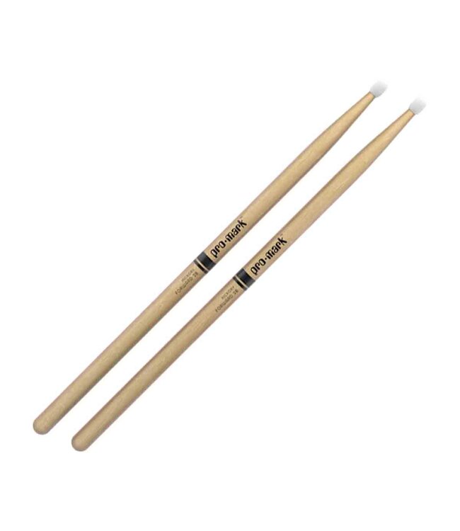 Promark Classic Forward DrumSticks - Hickory - 2B - Nylon Tip