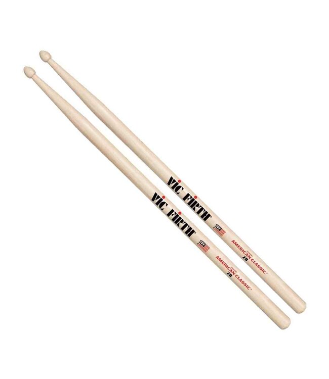 Vic Firth American Classic 2B Hickory Drumsticks