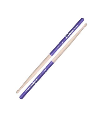 Zildjian Zildjian 5B Wood Tip Drumsticks - Purple Dip