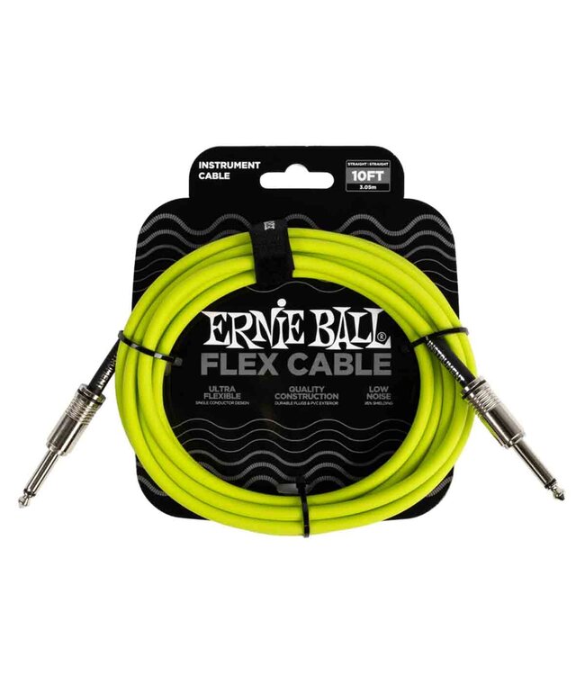 ERNIE BALL FLEX INSTRUMENT CABLES 10FT & 20FT