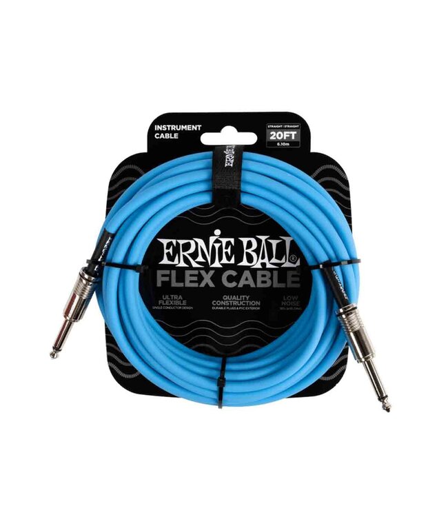 ERNIE BALL FLEX INSTRUMENT CABLES 10FT & 20FT