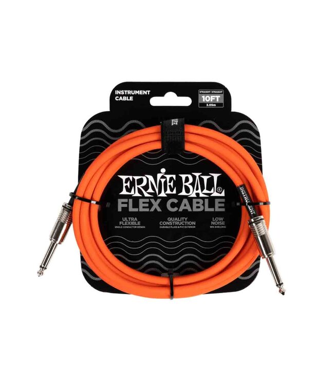 ERNIE BALL FLEX INSTRUMENT CABLES 10FT & 20FT