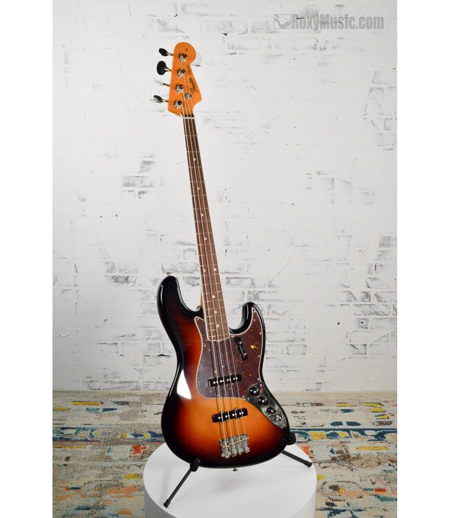 American Vintage II 1966 Jazz Bass Guitar- 3-Tone Sunburst