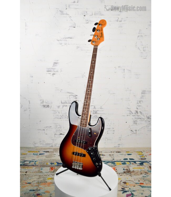 American Vintage II 1966 Jazz Bass Guitar- 3-Tone Sunburst