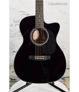 AMI Musical Instruments 000MC1STE Acoustic Electric Guitar - Black