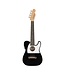 Fender Fullerton Telecaster Electric Concert Black Ukulele