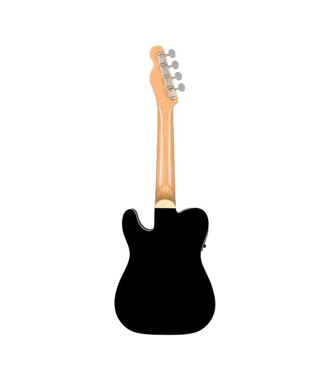 Fender Fullerton Telecaster Electric Concert Black Ukulele