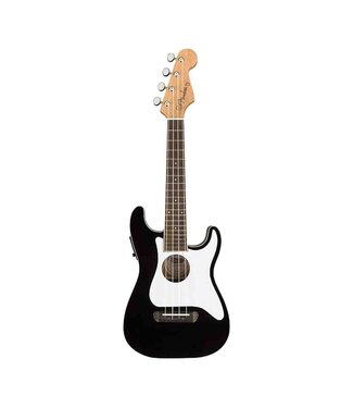 Fender Fender Fullerton Stratocaster Electric Concert Black Ukulele