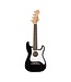 Fender Fullerton Stratocaster Electric Concert Black Ukulele