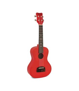 Kohala KTSRD Tiki Soprano Red Ukulele