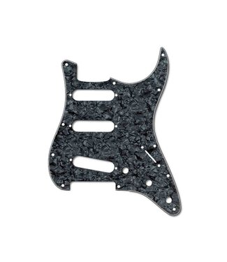 Fender Fender 11-Hole Modern-Style Stratocaster S/S/S Pickguards  - Black Moto