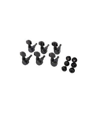 Fender Fender Locking Stratocaster/Telecaster Tuning Machine Set - Black