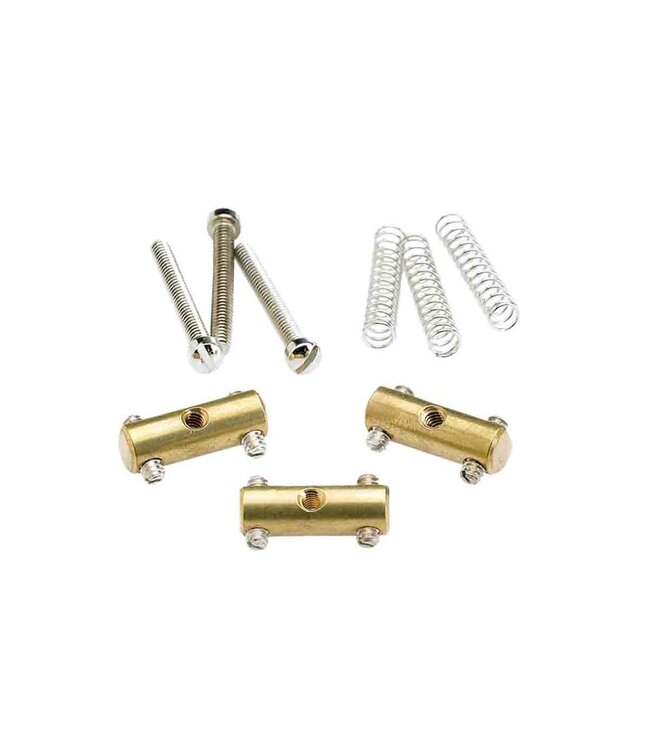 Fender Pure Vintage '52 Telecaster Saddle Kit (Set of 3) - Brass