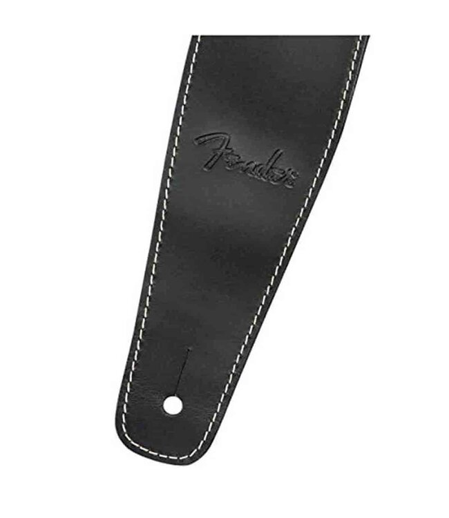 Fender Broken In Leather Guitar Strap - Black