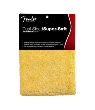 Fender Fender Yellow Dual-Sided Super Soft Microfiber Cloth