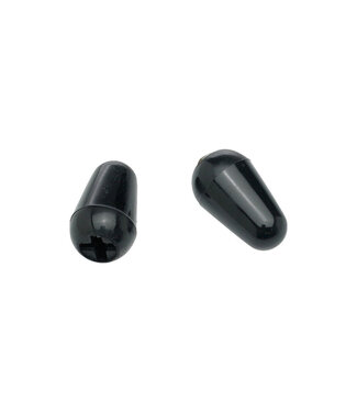 Fender FENDER STRAT BLACK SWITCH TIPS (2 PACK)
