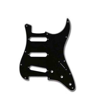 Fender Fender 11-hole Modern-style Stratocaster S/S/S Pickguard - Black 3-ply