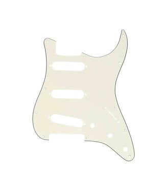Fender Fender 11-hole Modern-style Stratocaster S/S/S Pickguard - Parchment Fender Fender 11-hole Modern-style Stratocaster S/S/S Pickguard - Parchment