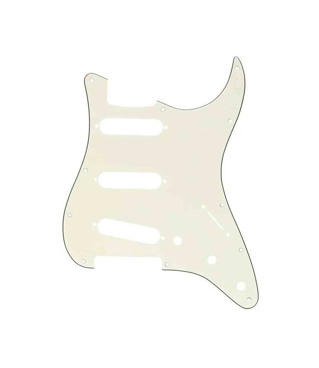 Fender 11-hole Modern-style Stratocaster S/S/S Pickguard - Parchment