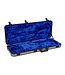 Fender Silver/Blue Deluxe Molded Electric Guitar Case - For Strat/Tele