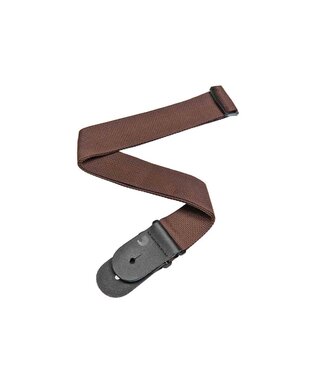 D'Addario D'Addario 2-inch Poly Guitar Strap - Brown