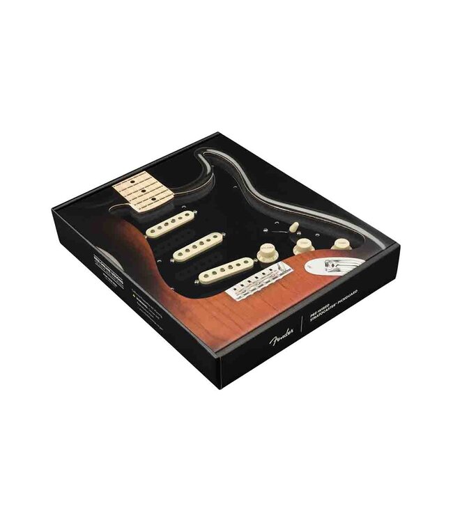 Fender Pre-Wired Strat Texas Special SSS Pickguard - Black