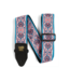 Ernie Ball ERNIE BALL CLASSIC JACQUARD GUITAR AND BASS STRAP - PINK PAISLEY