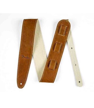 Fender Fender Ball Glove Leather Guitar Strap - Brown