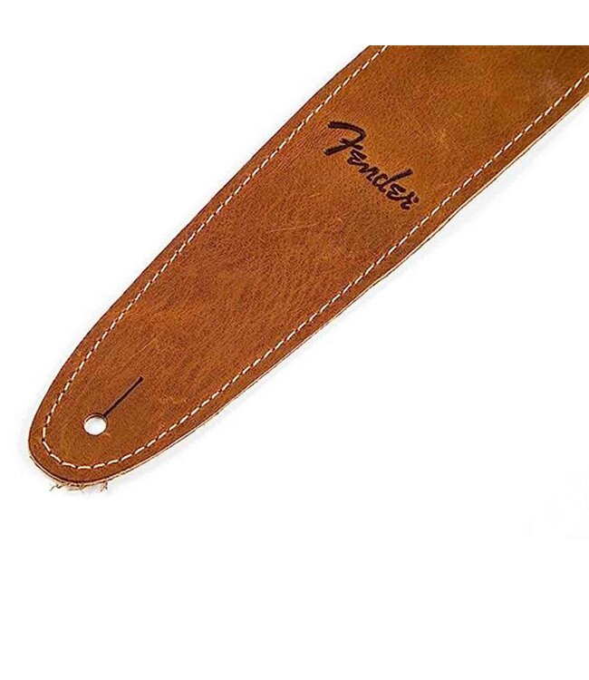 Fender Ball Glove Leather Guitar Strap - Brown