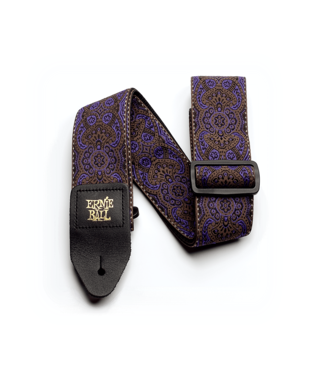 Ernie Ball Ernie Ball Classic Jacquard Guitar And Bass Strap - Purple Paisley