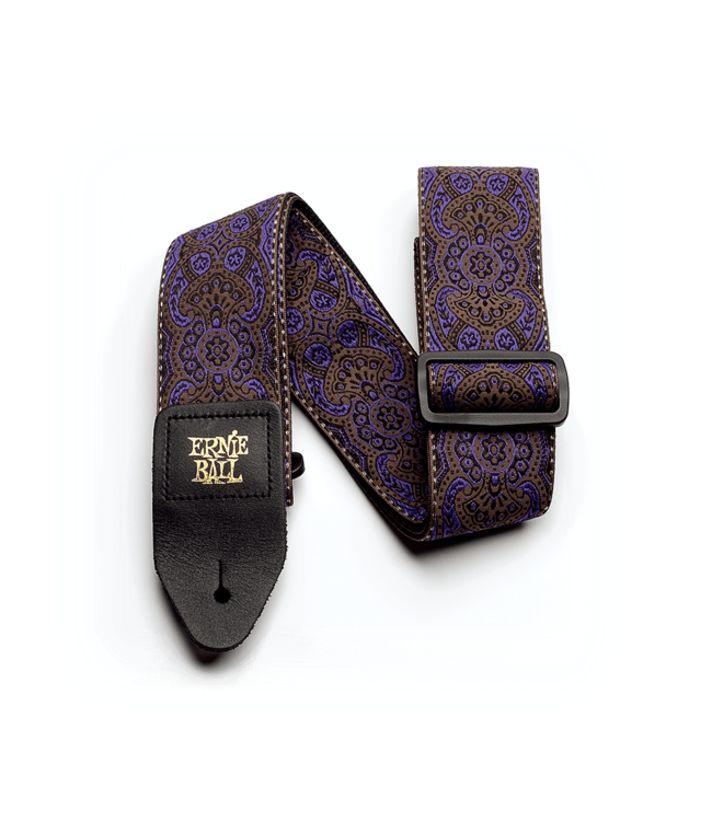 Ernie Ball Jacquard Guitar Strap - Purple Paisley #4164