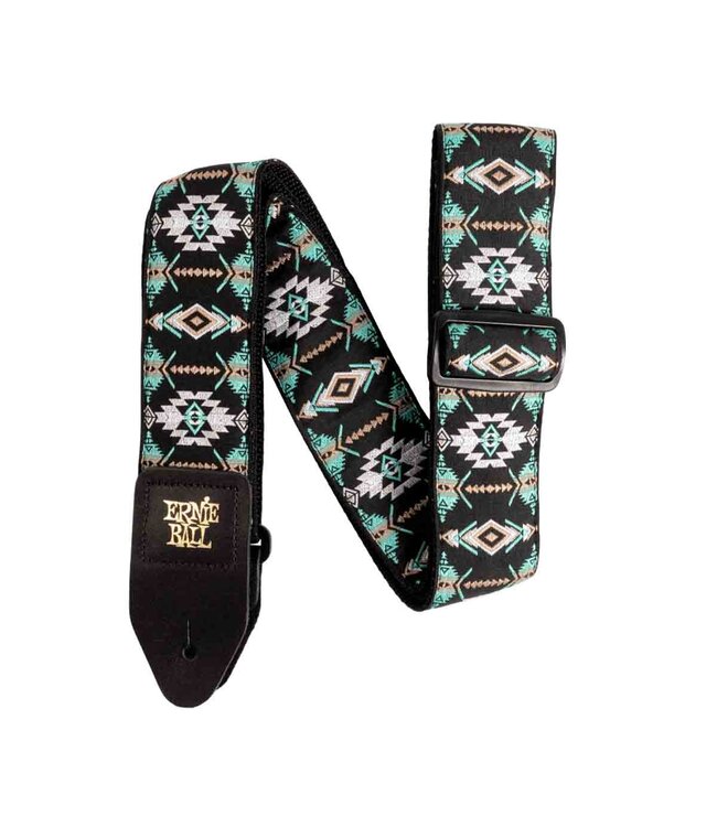 Ernie Ball Classic Jacquard Guitar And Bass Strap - Southwestern Turquoise