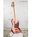 Used Player Plus Active Jazz Bass Guitar - Aged Candy Apple Red