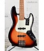 Used Player Plus Active Jazz Bass Guitar - 3-Tone Sunburst