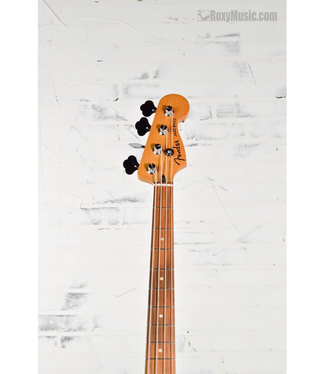 Used Player Plus Active Jazz Bass Guitar - 3-Tone Sunburst