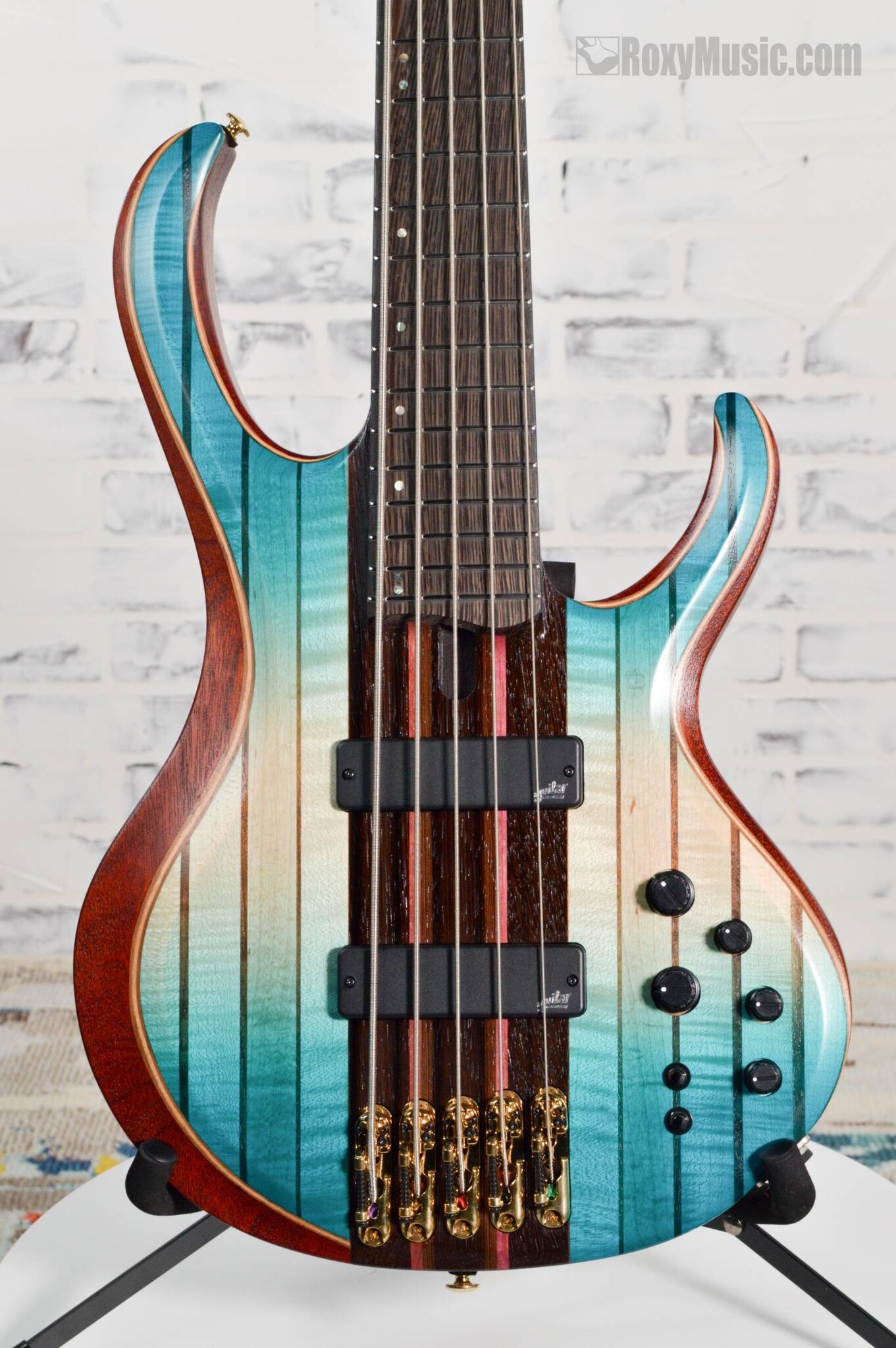 ほぼ新品限定モデル Ibanez work shop BTB1935 5弦ベース 5 String BTB 1935 Bass Guitar - Caribbean Islet - Roxy Music