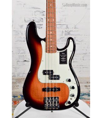 Fender Used Fender Player Plus Active Precision 3 Tone Sunburst Bass Guitar with Deluxe Gigbag