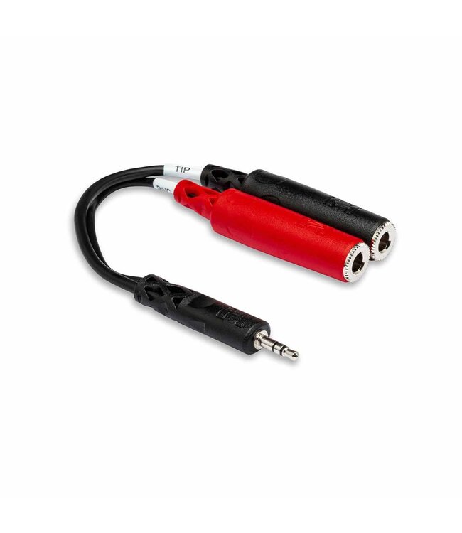 Hosa 3.5MM TRS TO 1/4" TSF Stereo Breakout Cable - YMP137